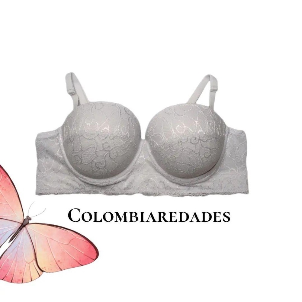 Bra with high enhancement and extra protection on the back for greater security.